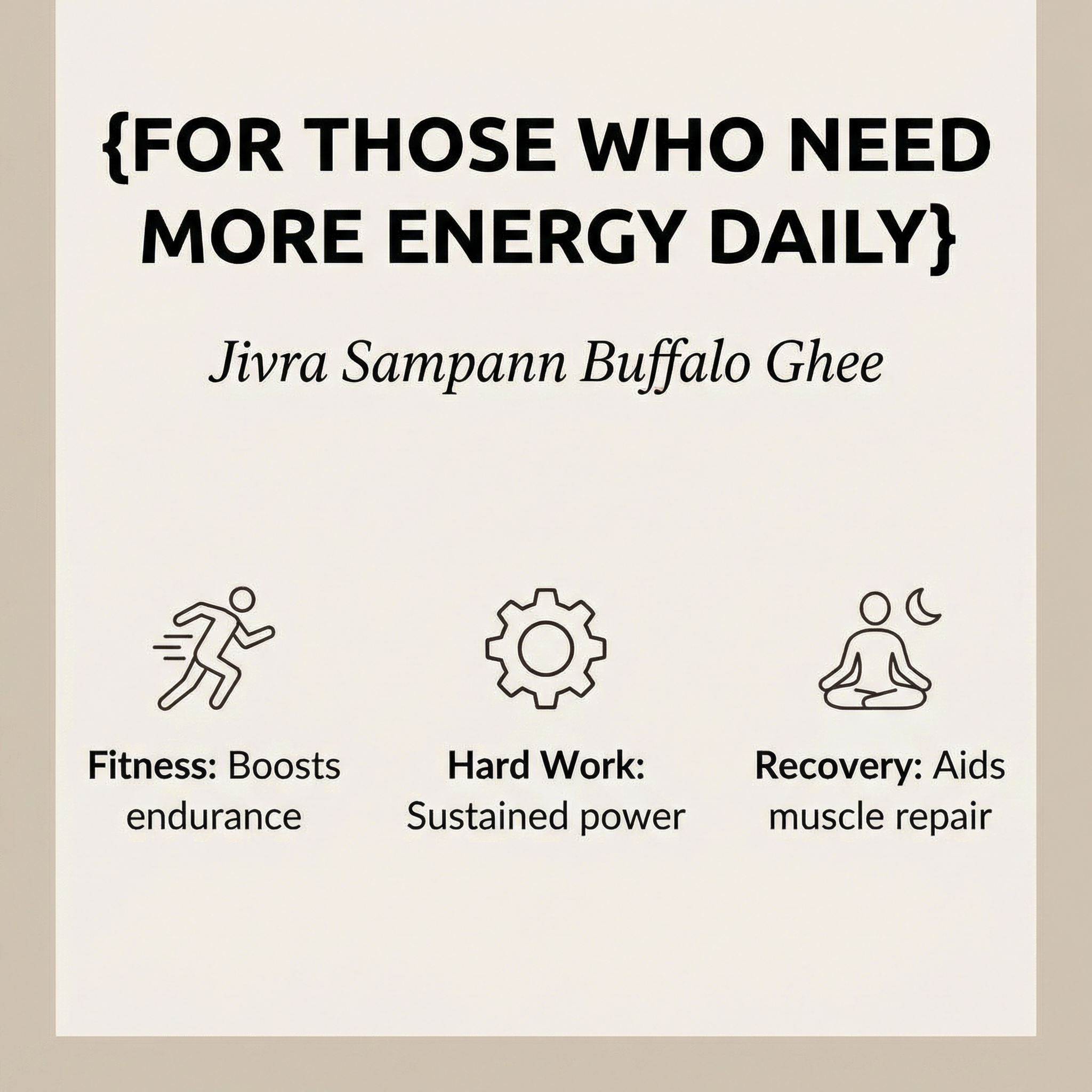 Jivra Sampann Buffalo Ghee
